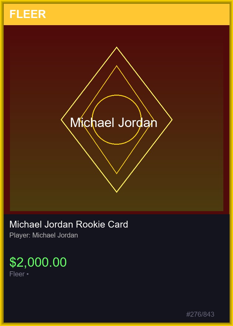 Michael Jordan Rookie Card